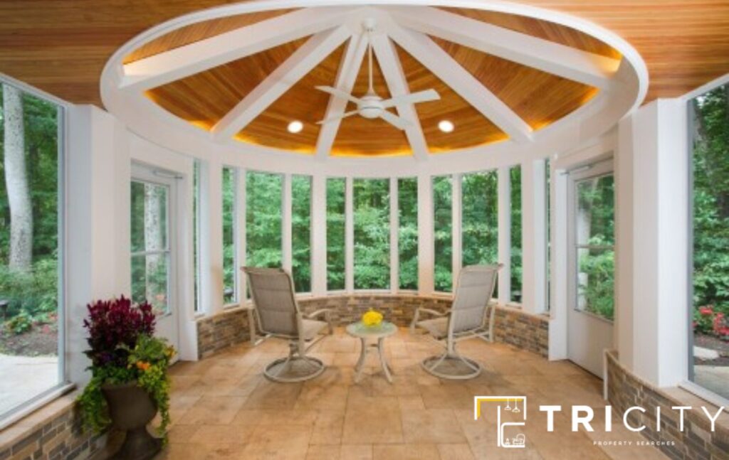 Circular Porch Ceiling