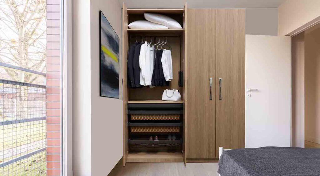 Hinged Master Bedroom Wardrobe Design