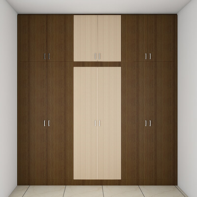 Hinged Master Bedroom Wardrobe Design