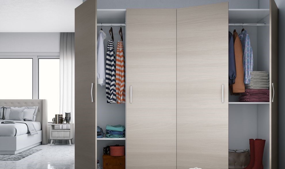 Hinged Master Bedroom Wardrobe Design