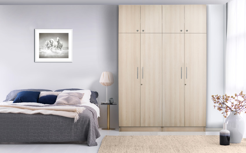 Hinged Master Bedroom Wardrobe Design