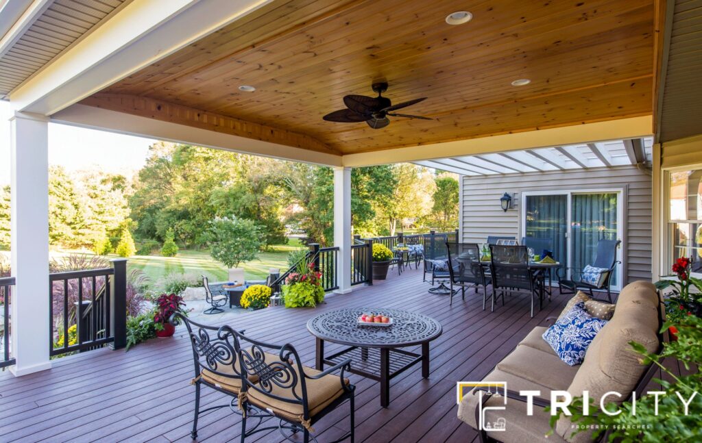 Tray Porch Ceiling