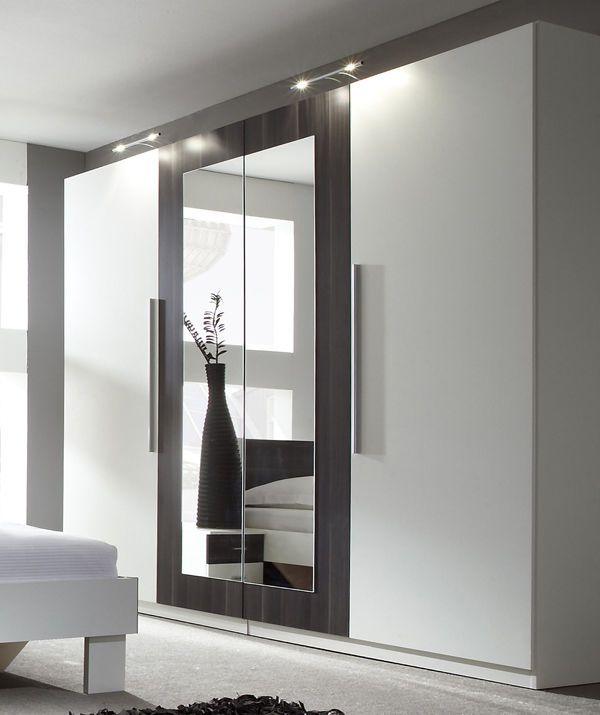 wardrobe design bedroom with mirror