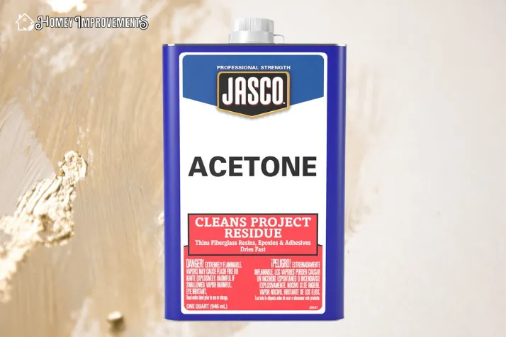 Acetone for removing paint from wood