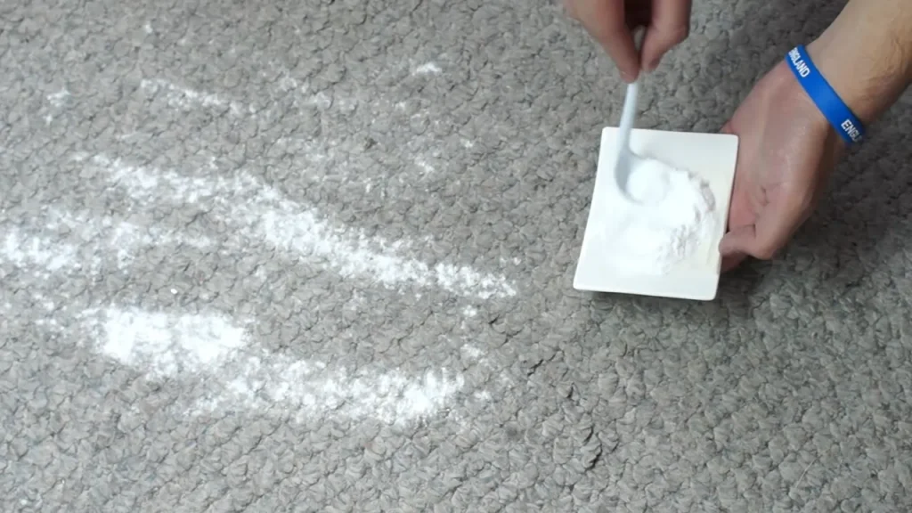 baking soda as a carpet dryer