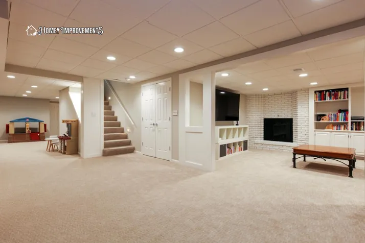 Carpet as basement flooring option