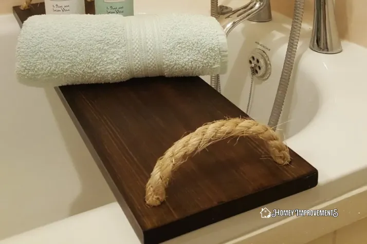 Bath Tub Caddy with Rope Handles