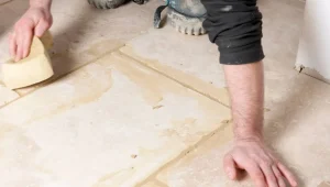 best way to clean colored grout