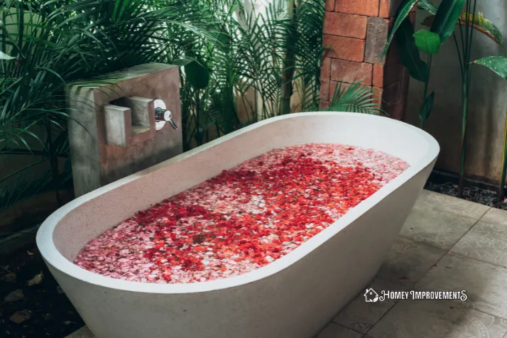 blooming bathtub