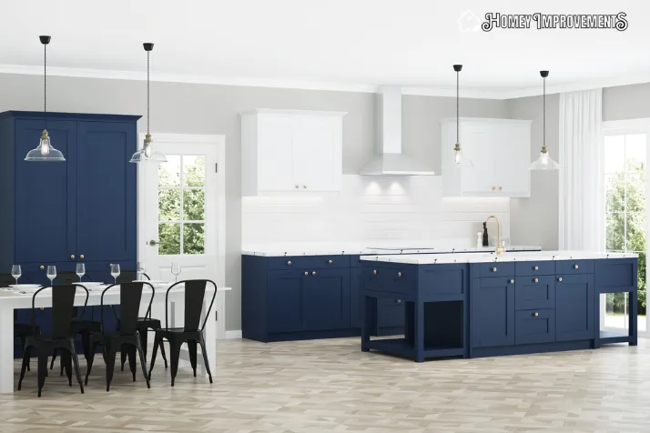Calming Blue Color for kitchen