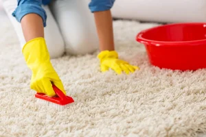 Clean Carpet with Baking Soda