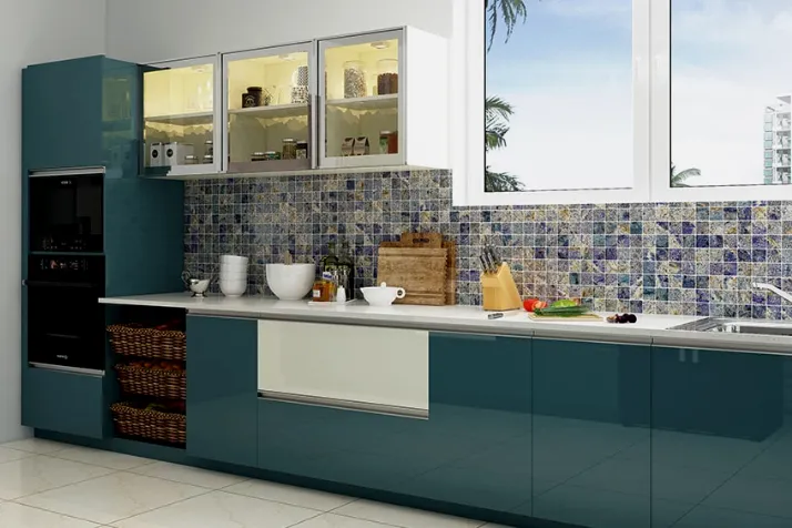 Clean Glass Kitchen Cabinets