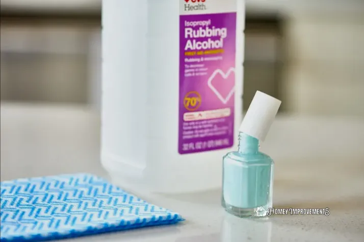 Clean Shower Grout and Tile with Rubbing Alcohol