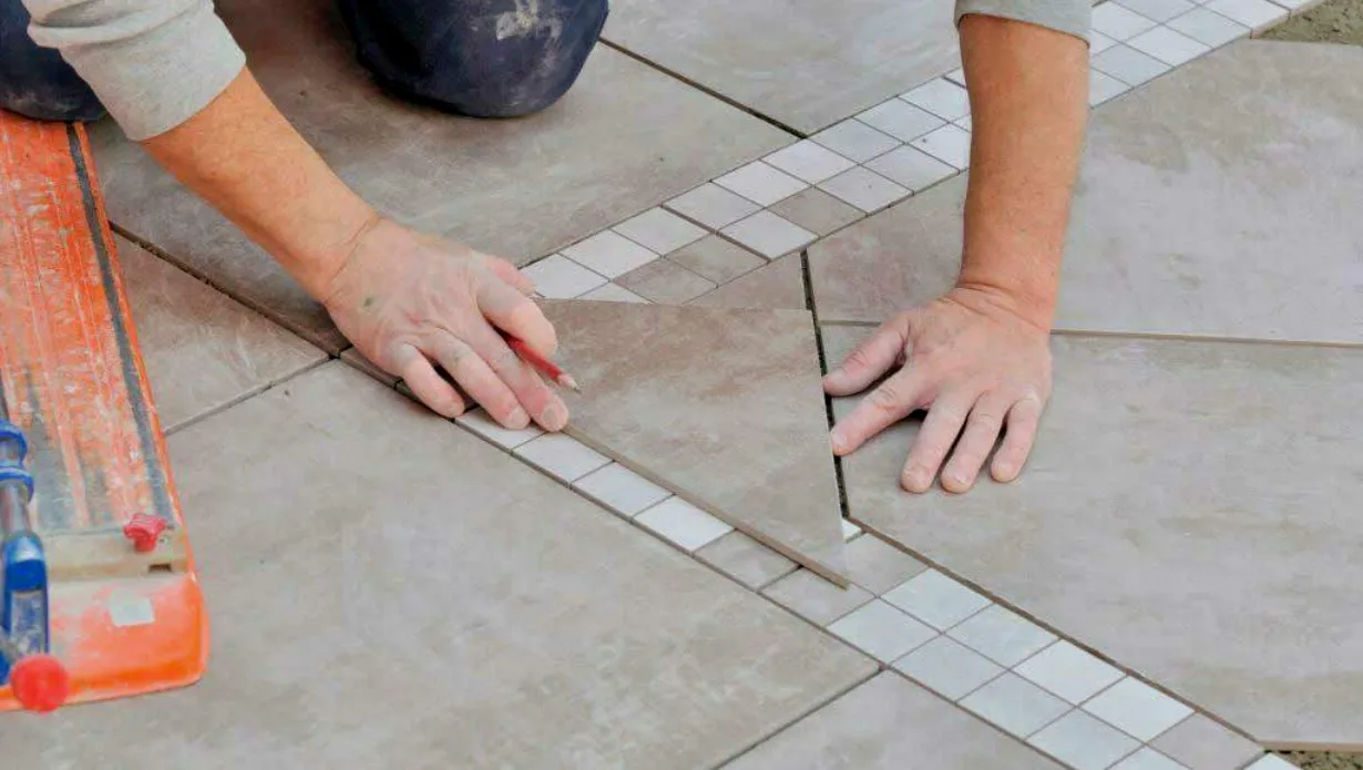 Cut Porcelain Tile