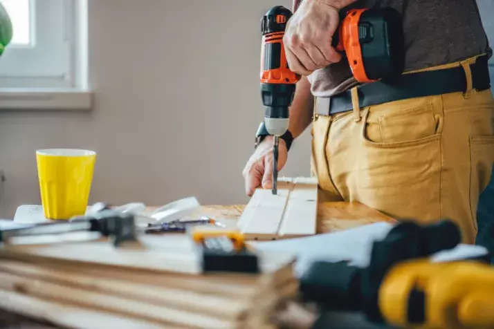 Cutting Wood Using a Drill