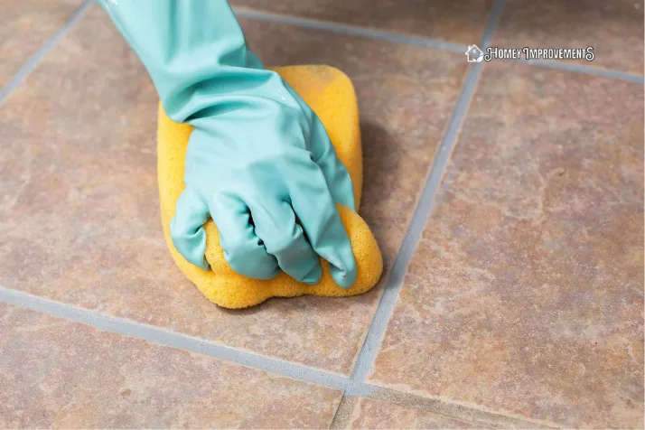 Deep Cleaning of matte porcelain tile