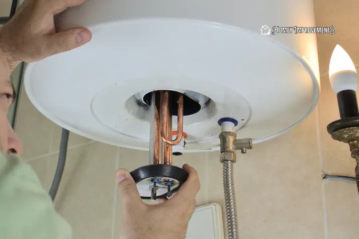 Detach the Burner Assembly in order to Replace Thermocouple on Water Heater