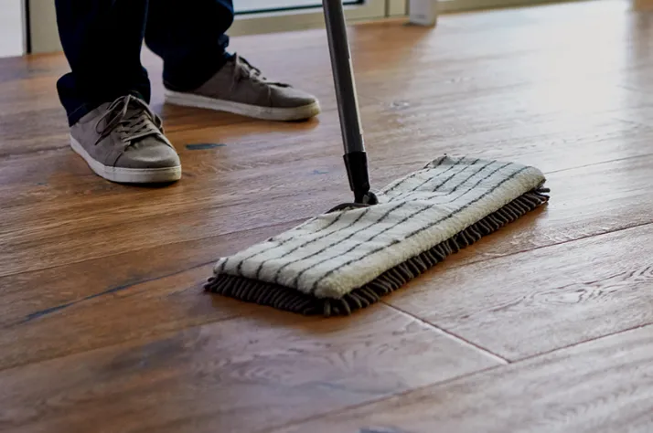 Dry Mop for Luxury Vinyl Plank