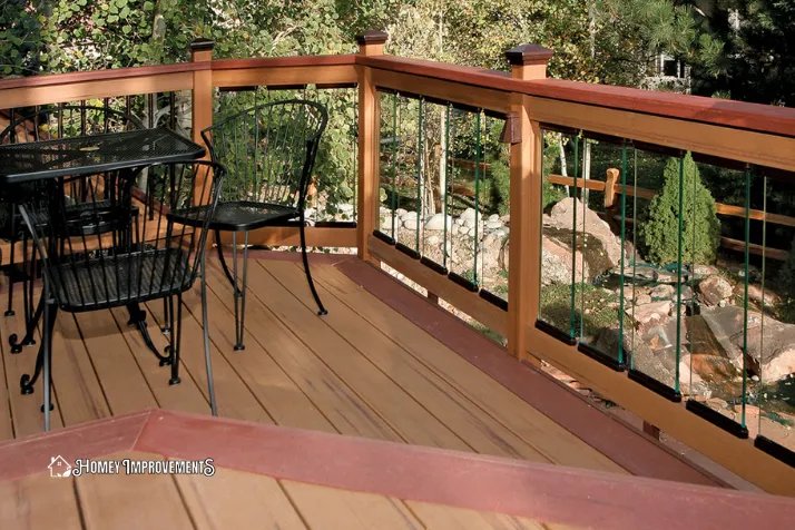 Dual-purpose Deck Railing