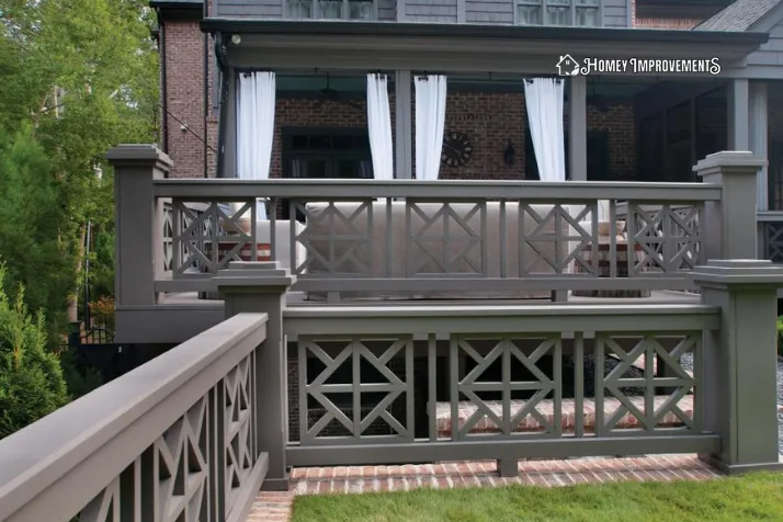 Geometric Deck Railing