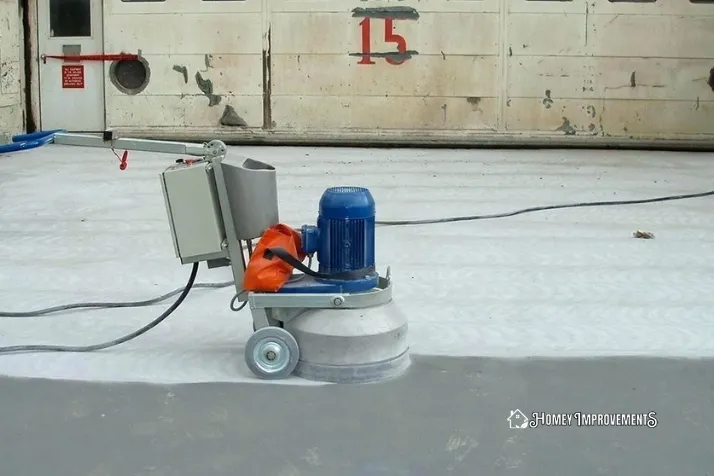 Grinding the Concrete Floor