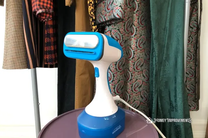 Hand-Held Steamer to Get Dog Hair Out of Clothes