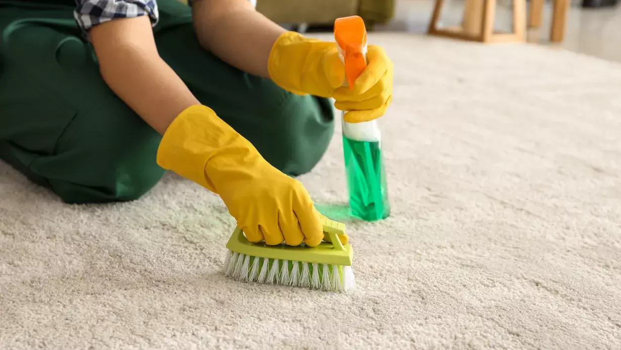 How to clean carpet without vacuum