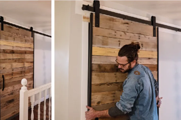 Install Barn Door for Bathroom