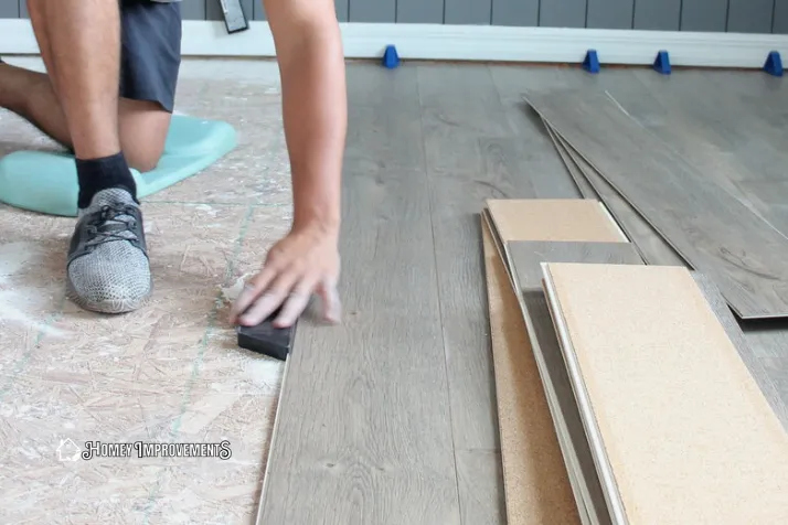 Installation of coretec flooring