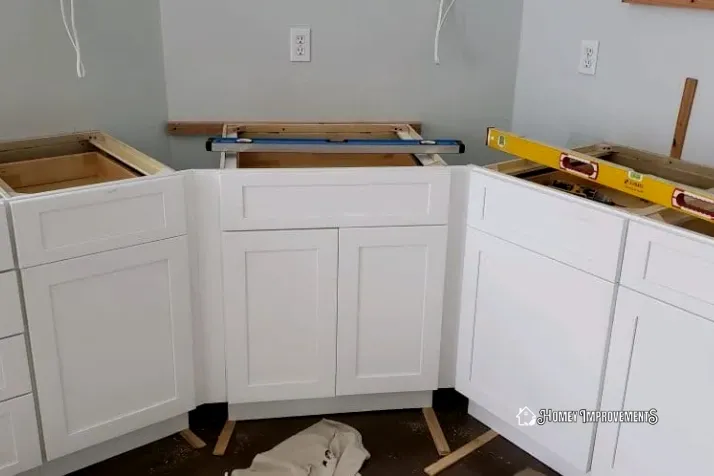 Installation of Kitchen Cabinets