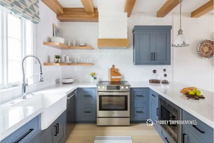 Kitchen Pale and Mid-toned Grey