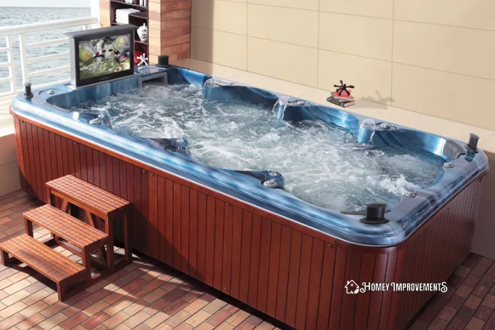 Large-Sized Hot Tub