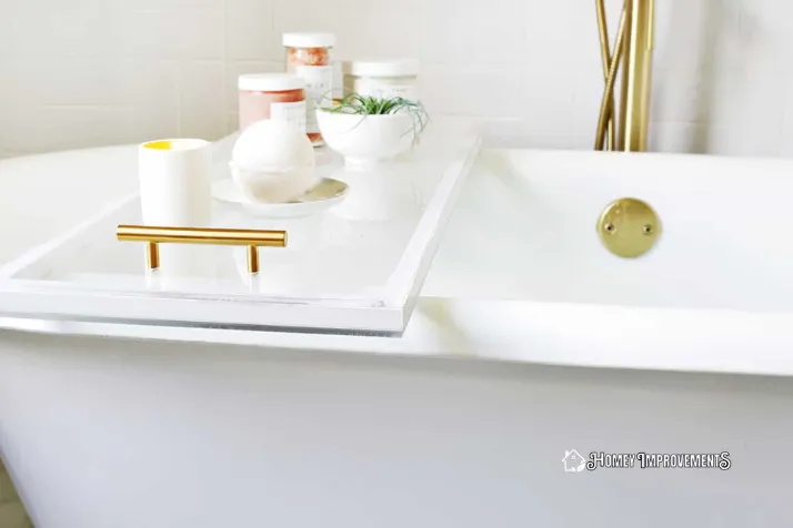 Lucite or Acrylic Bath Caddy