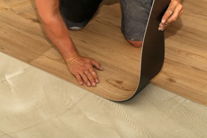 Place Vinyl Flooring over a floor