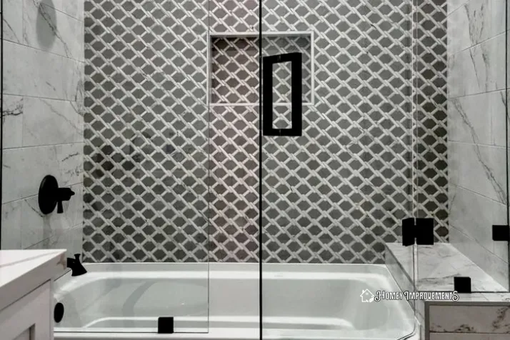 Playful Stripes for Tub Shower Combo