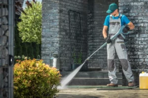 Pressure Wash Your Outdoor Surfaces of garden