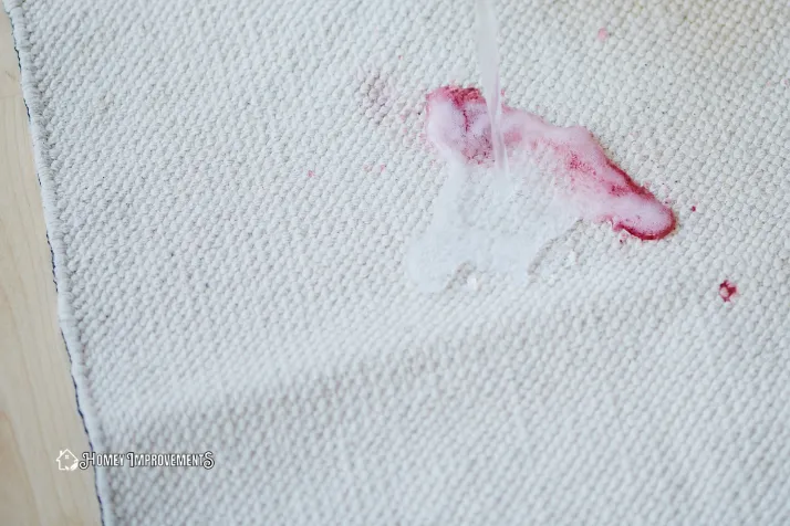 Red Wine Stain Removal with Milk