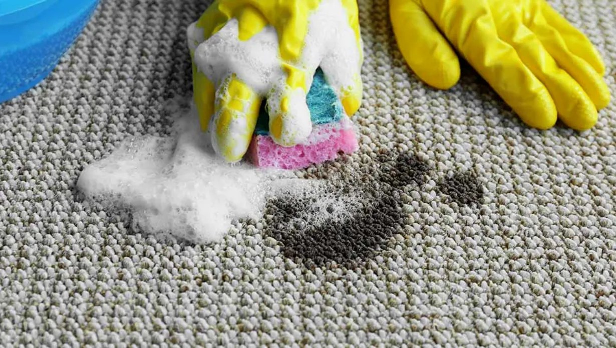 Remove Old Grease Stains from Carpet