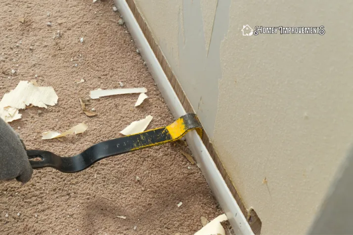 Removing the Baseboards from Walls