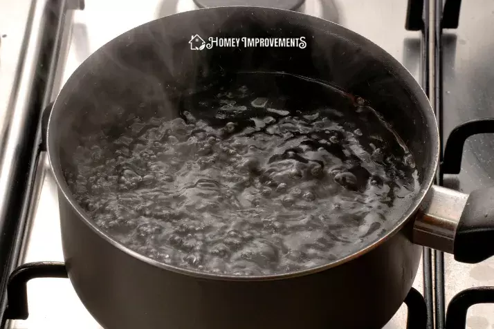 Rinse with Hot Water