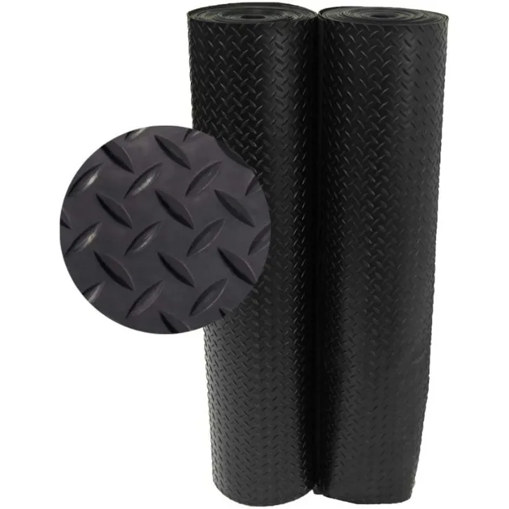 Rubber-Cal Diamond Plate Flooring Rolls