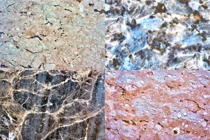 shades of natural stone