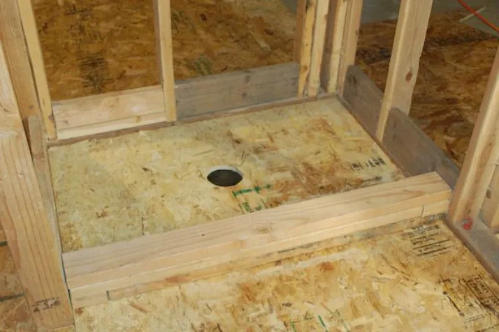 Shower Pan Framing