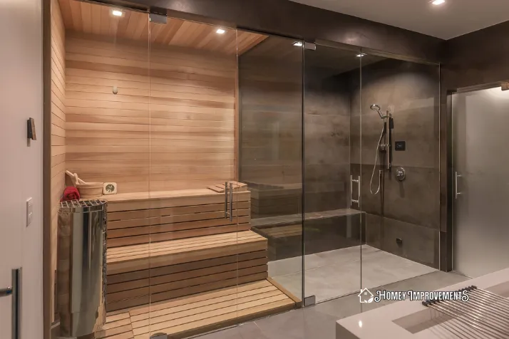 Shower-Sauna Combination