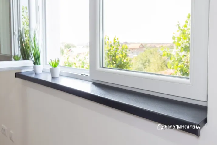 sprinkle baking soda on window sills