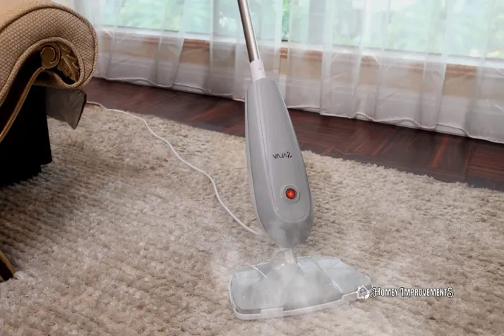 Steam Cleaning the polyester rug