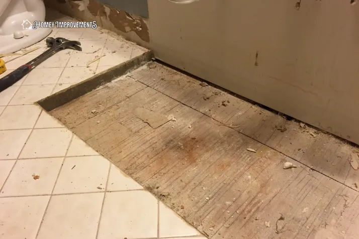 Subfloor Repair for ceramic tile