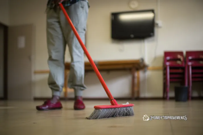 Sweep and Vacuum the floor