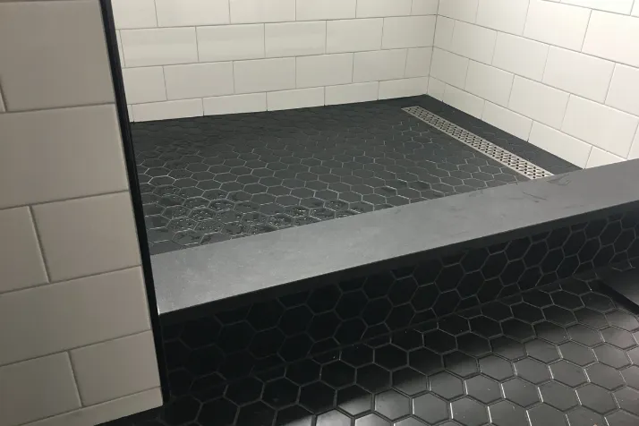 Tile Curb Shower