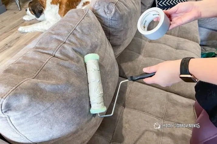 Using a Duct Tape for dog hair